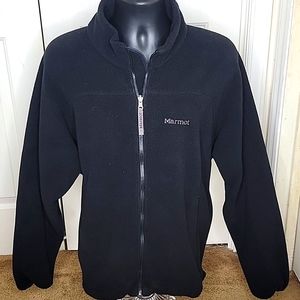 Marmot Black Fleece Jacket Size XL